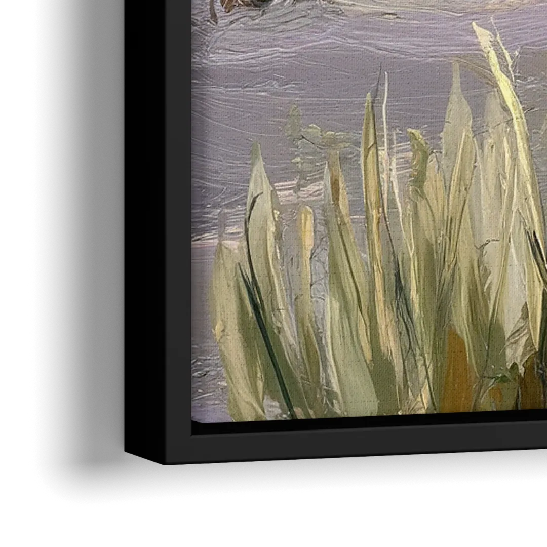 Wichita Scenic Horizons - Close-Up Black Frame Canvas