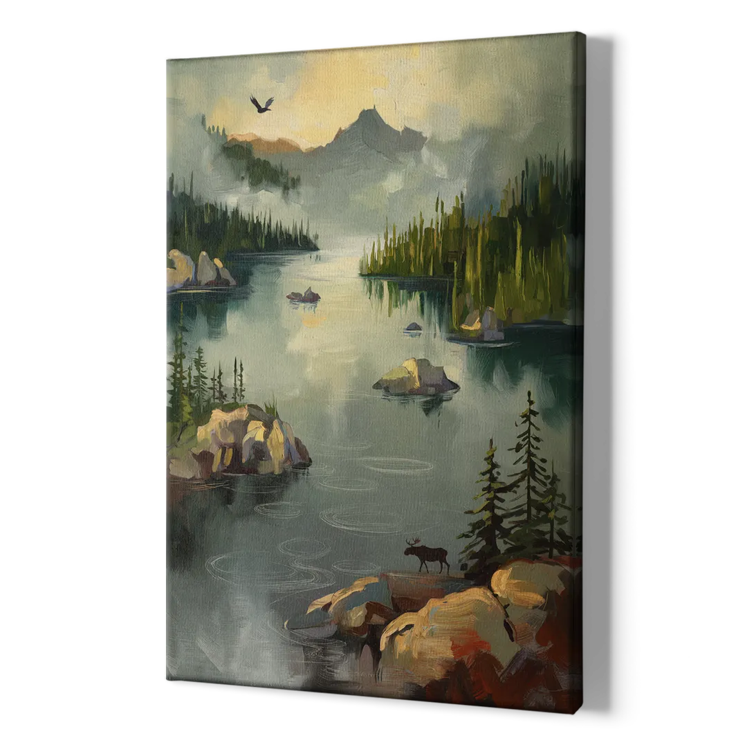 Sitka Wilderness Escape - Canvas Print Art Sides