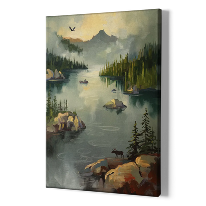Sitka Wilderness Escape - Canvas Print Art Sides