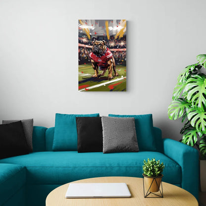 Fresno State Bulldogs Championship Glory - Canvas Wall Art Living Room