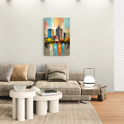 Birmingham Alabama Magic City - Canvas Wall Art Living Room