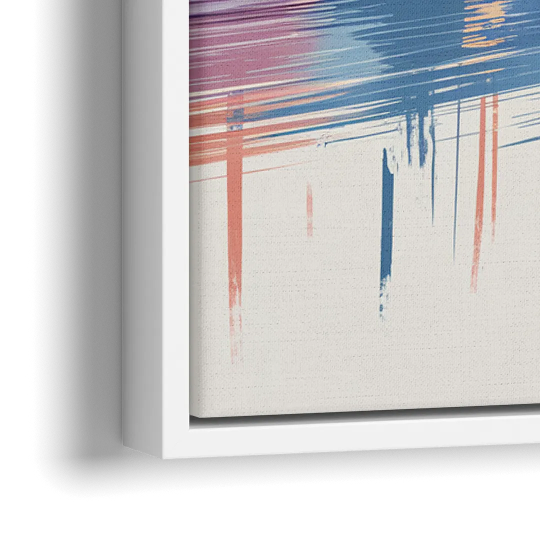 Grand Rapids Historic Landmarks - Close-Up White Frame Canvas