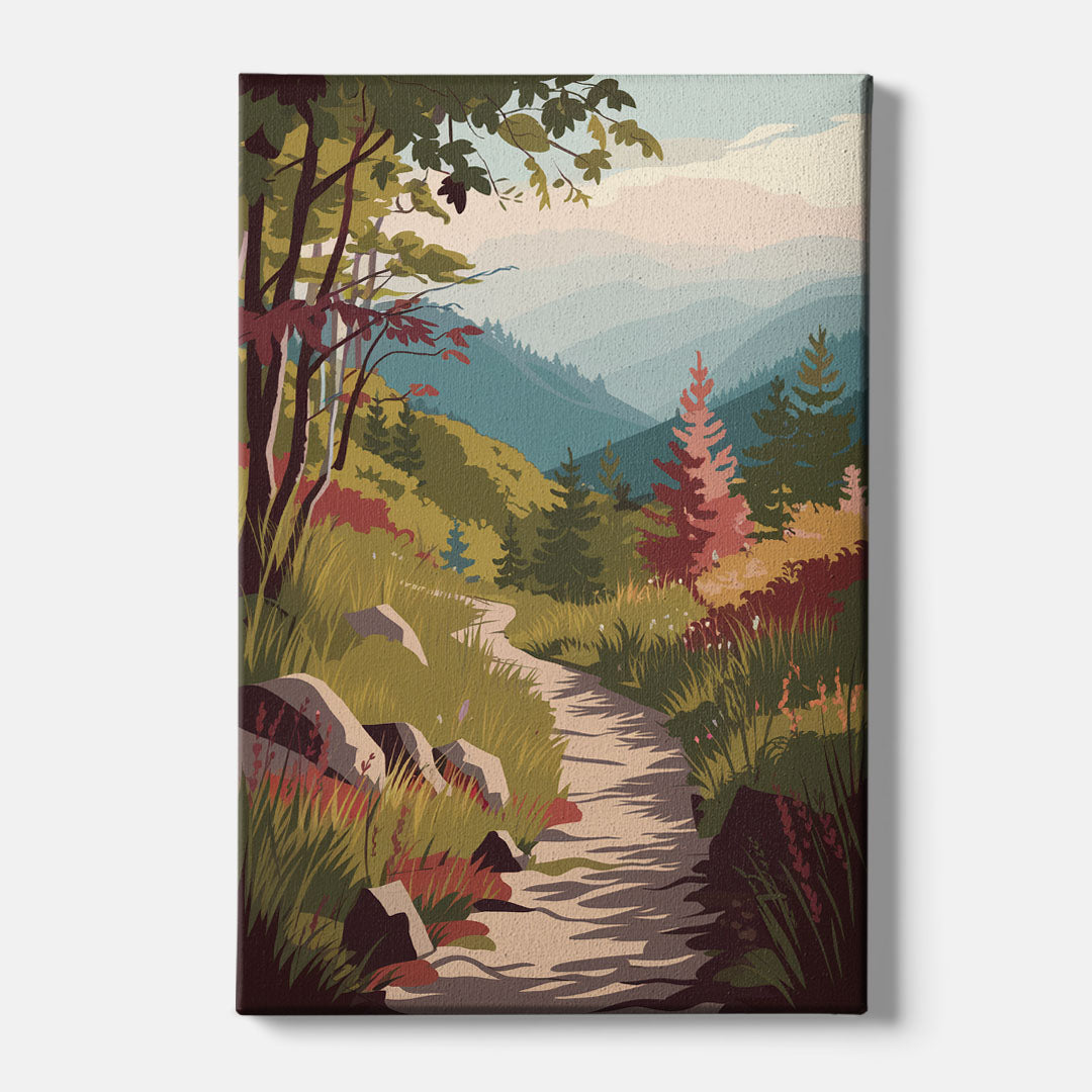 Asheville Appalachian Trail Views - Canvas Wall Art
