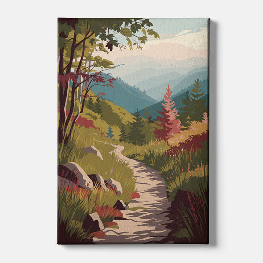 Asheville Appalachian Trail Views - Canvas Wall Art
