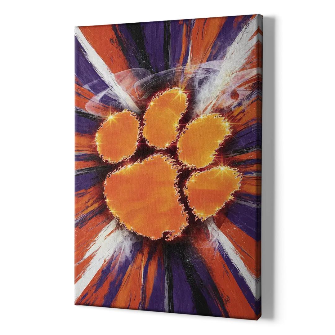 Greenville Clemson Tigers Pride - Canvas Print Art Sides