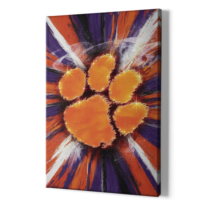 Greenville Clemson Tigers Pride - Canvas Print Art Sides