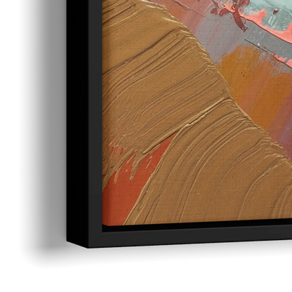 Irvine Orange County Vibes - Close-Up Black Frame Canvas