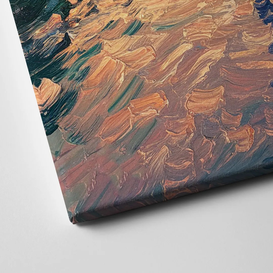 Washington Monument Reflection Canvas Close Up