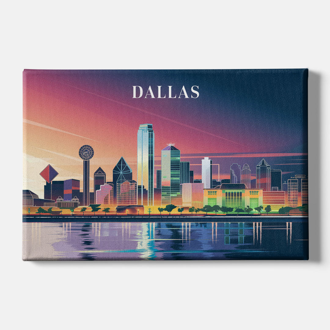 Dallas Scenic Skies - Canvas Wall Art