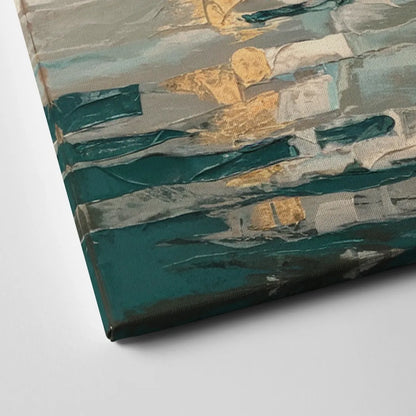 Jersey City Waterfront View Canvas Close Up