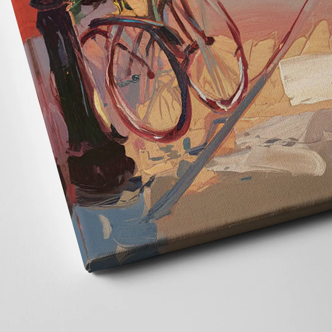 Mackinac Island Main Street Charm Canvas Close Up