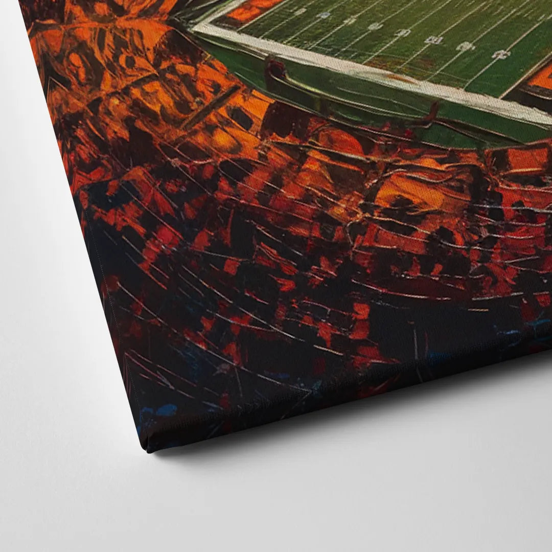 Denver Broncos Stadium Canvas Close Up