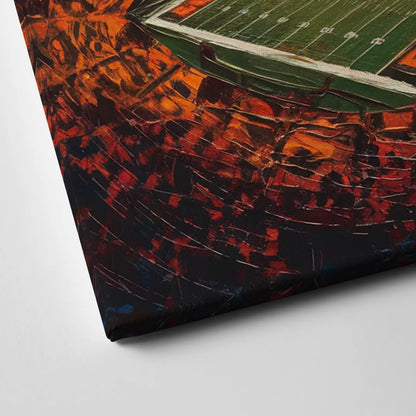 Denver Broncos Stadium Canvas Close Up