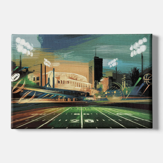 Birmingham Us Sports Teams Tribute - Canvas Wall Art