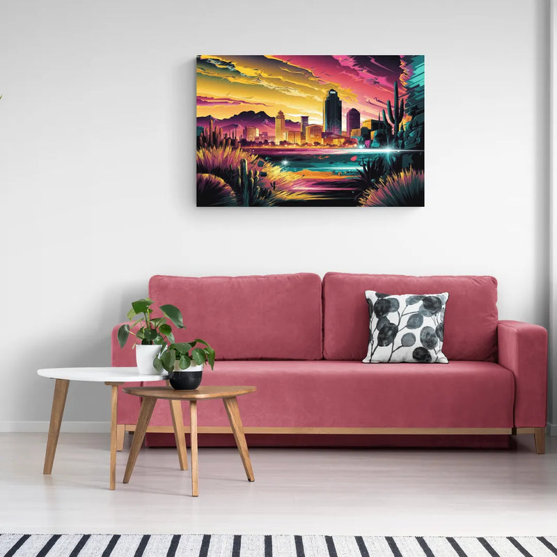 El Paso Scenic Landscape - Canvas Wall Art Living Room