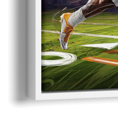 Knoxville Vols Game Day - Close-Up White Frame Canvas