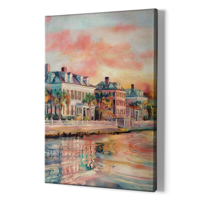 Charleston Battery District - Canvas Print Art Sides