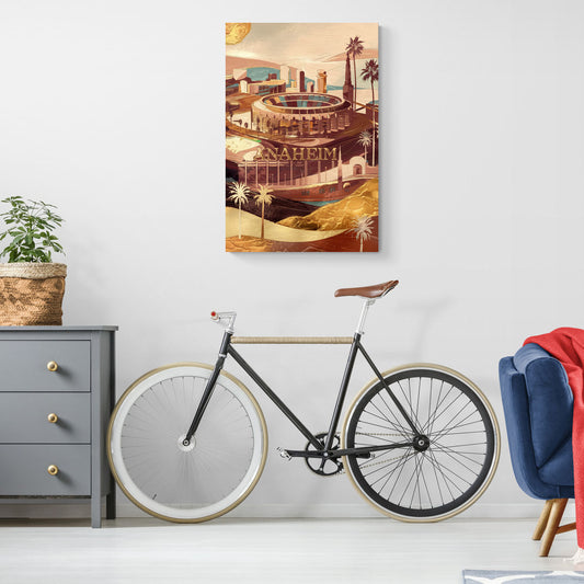 Anaheim Historic Landmarks - Canvas Wall Art Living Room