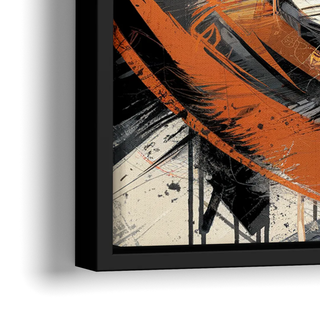 Baltimore Orioles Team Spirit - Close-Up Black Frame Canvas