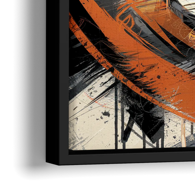 Baltimore Orioles Team Spirit - Close-Up Black Frame Canvas
