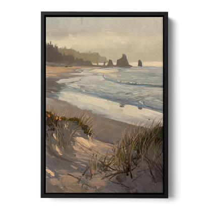 Bandon Pacific Coast - Black Frame Canvas