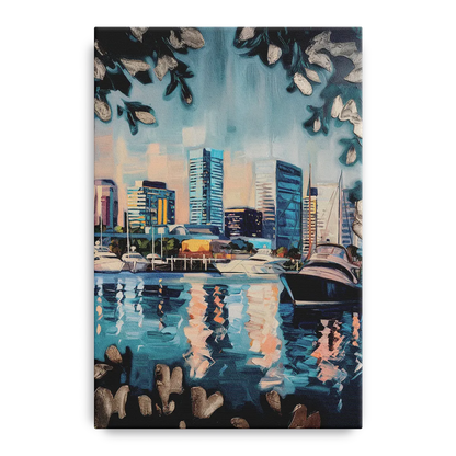 Baltimore Scenic Harbor Views - Canvas Wall Art