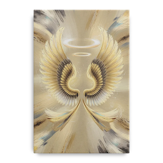 Los Angeles Angel Wings Mural - Canvas Wall Art