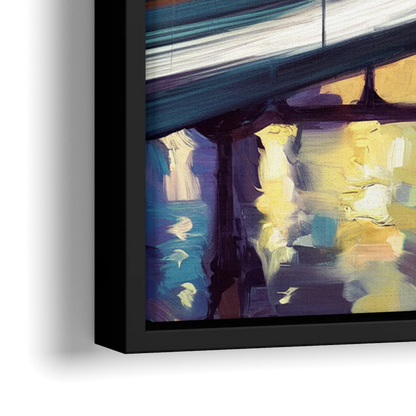 Houston Photography Collection - Close-Up Black Frame Canvas