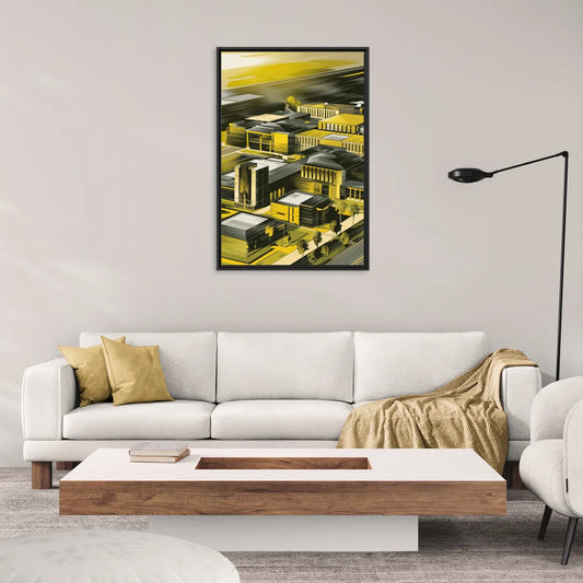 Wichita State Shockers Pride - Living Room Black Frame Canvas