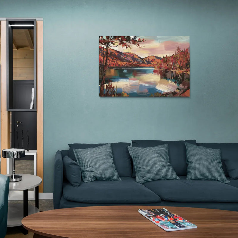 Lake Placid Adirondack Serenity - Canvas Wall Art Living Room