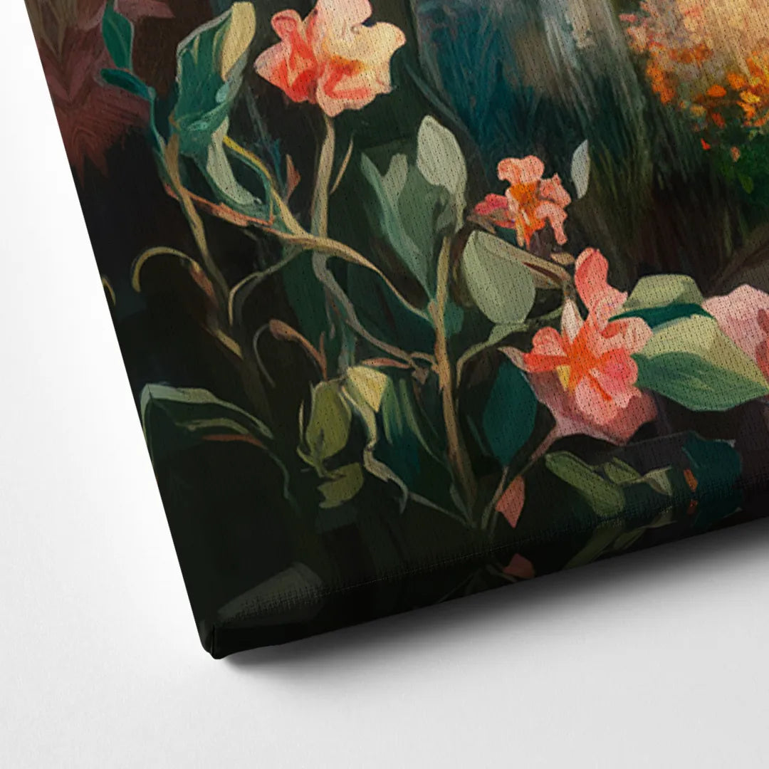 Oxford Botanical Gardens Canvas Close Up