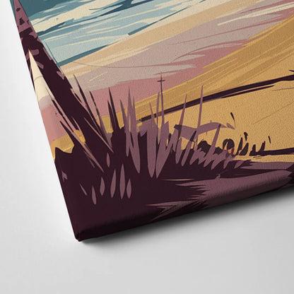 Long Beach California Coastal Scene Canvas Close Up