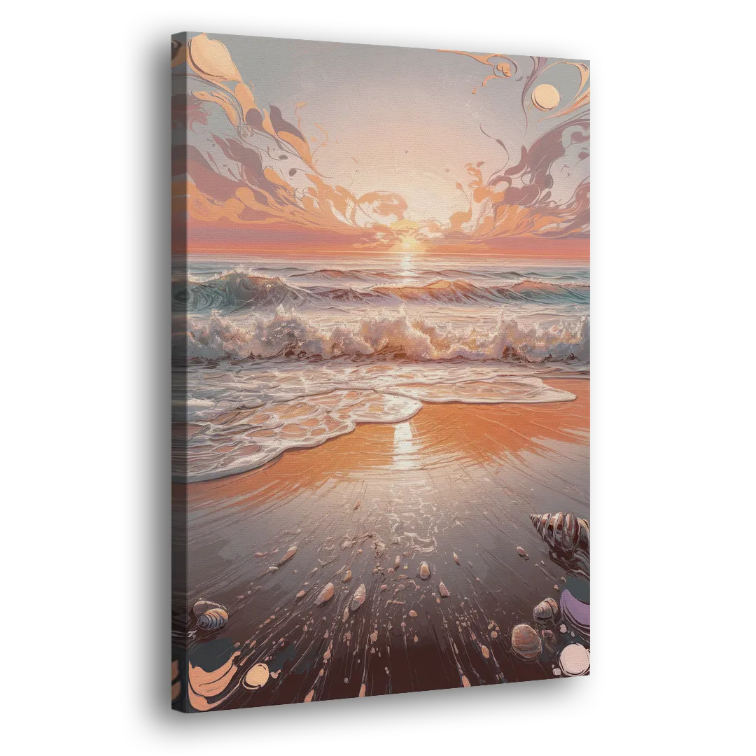 Dunedin Coastal Sunrise - Canvas Print Art Sides