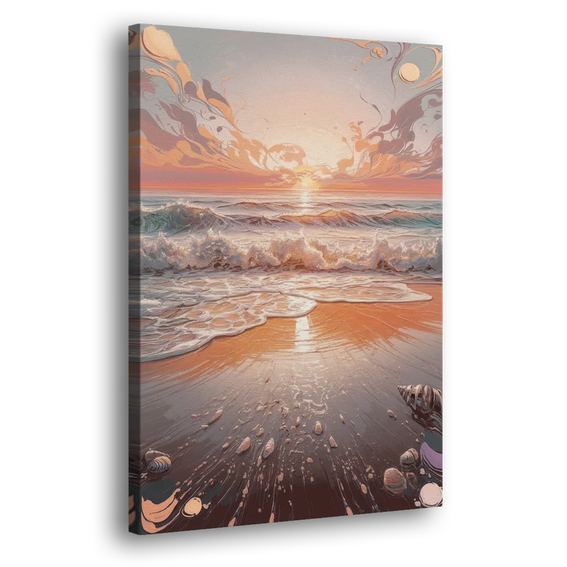 Dunedin Coastal Sunrise - Canvas Print Art Sides