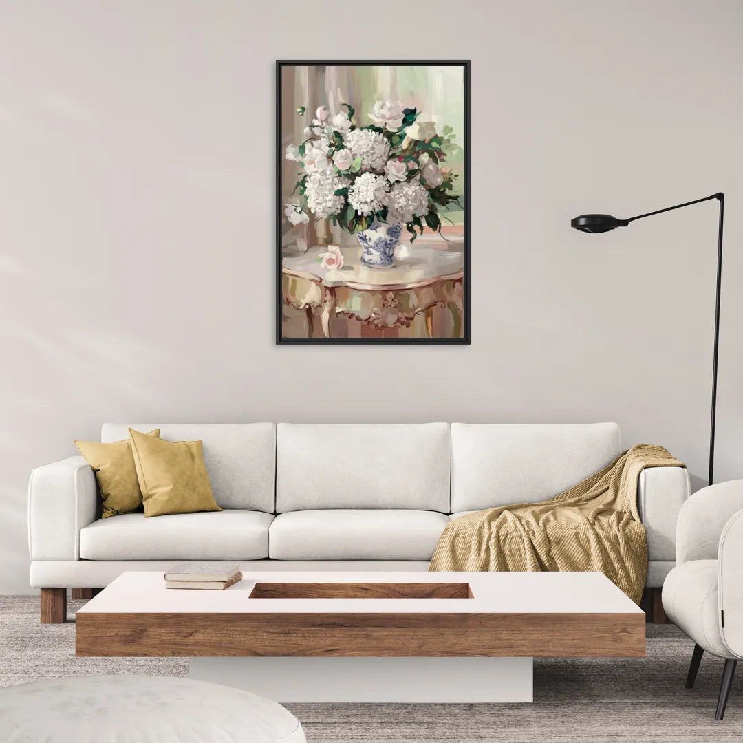 Augusta Classic Southern Charm - Living Room Black Frame Canvas