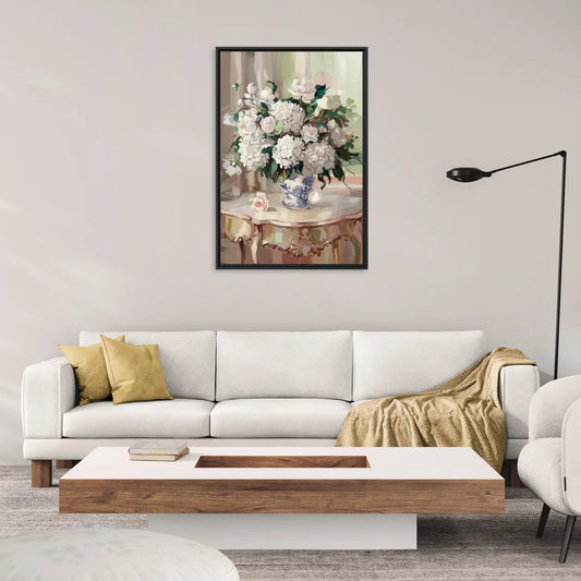 Augusta Classic Southern Charm - Living Room Black Frame Canvas