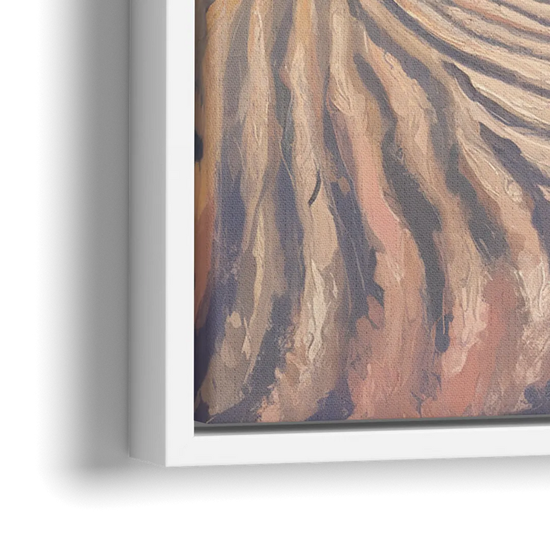 Hilton Head Island Dunes And Waves - Close-Up White Frame Canvas