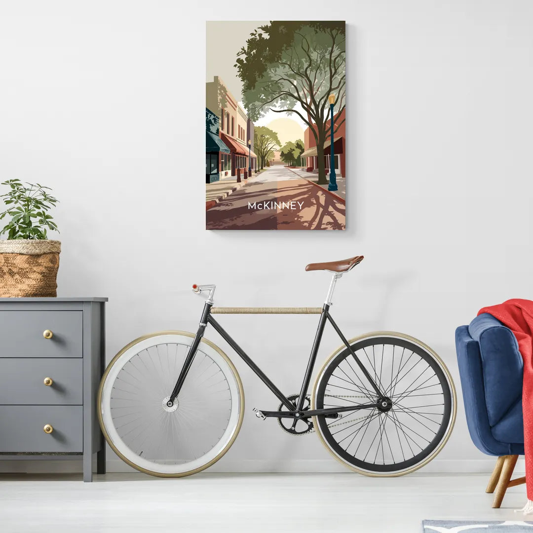 McKinney Artistic Heritage - Canvas Wall Art Living Room