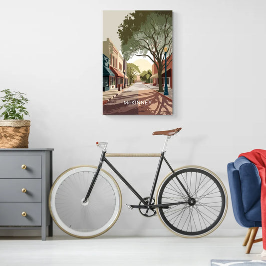 McKinney Artistic Heritage - Canvas Wall Art Living Room