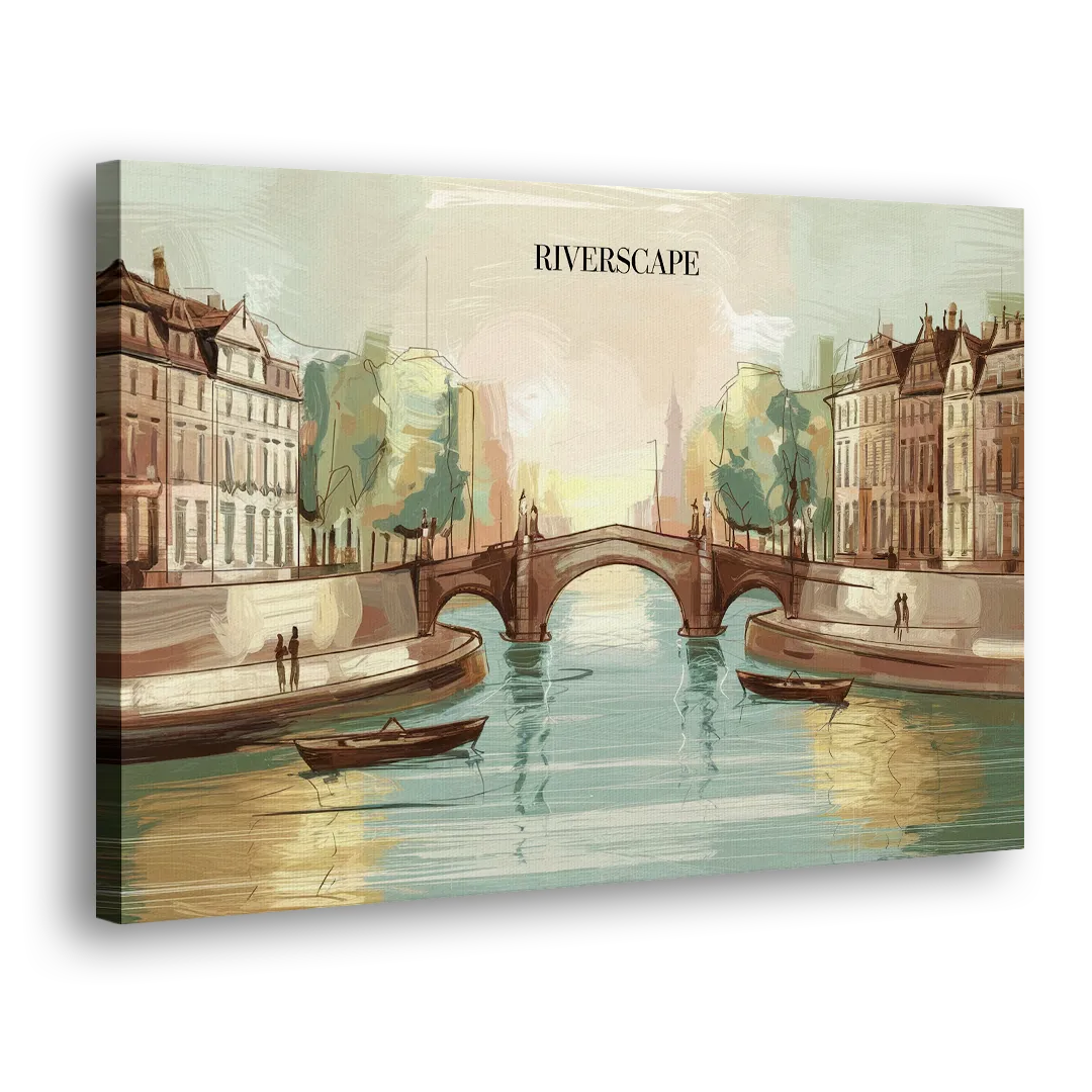 Glendale Urban Serenity - Canvas Print Art Sides