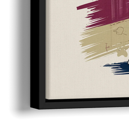 Fresno State Fans Unite - Close-Up Black Frame Canvas