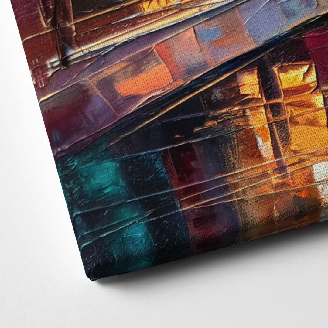 St. Petersburg Vibrant Streets Canvas Close Up