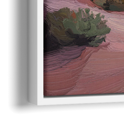 Colorado Springs Garden of the Gods - Close-Up White Frame Canvas