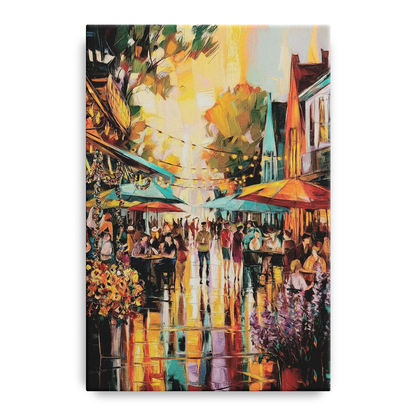 Madison Summer Festival Scene - Canvas Wall Art