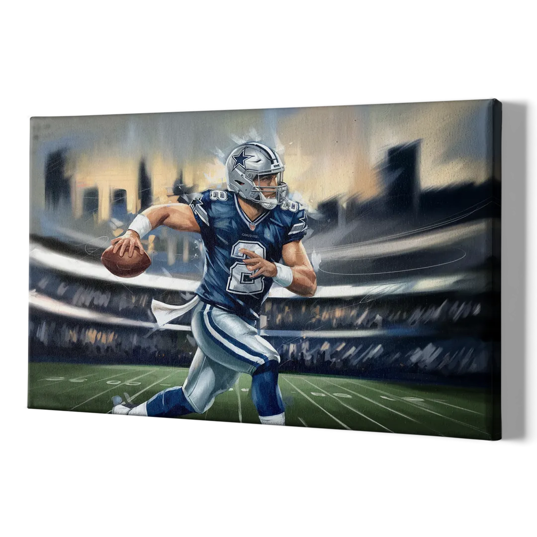 Plano Dallas Cowboys Spirit - Canvas Print Art Sides