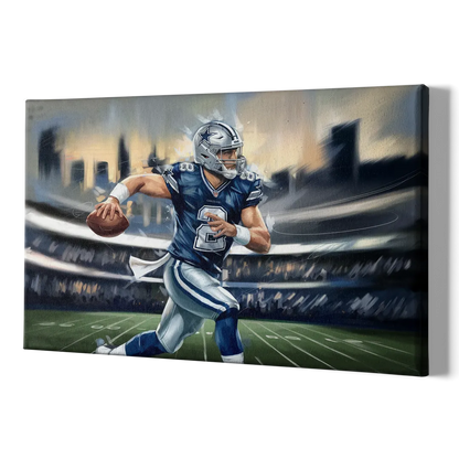 Plano Dallas Cowboys Spirit - Canvas Print Art Sides