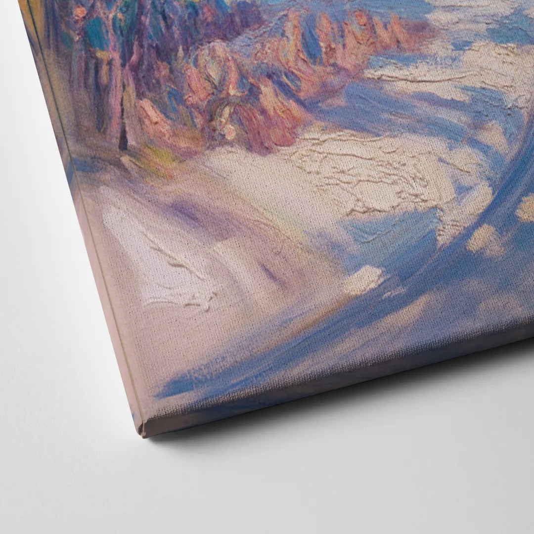 Whistler Snowy Peaks Canvas Close Up