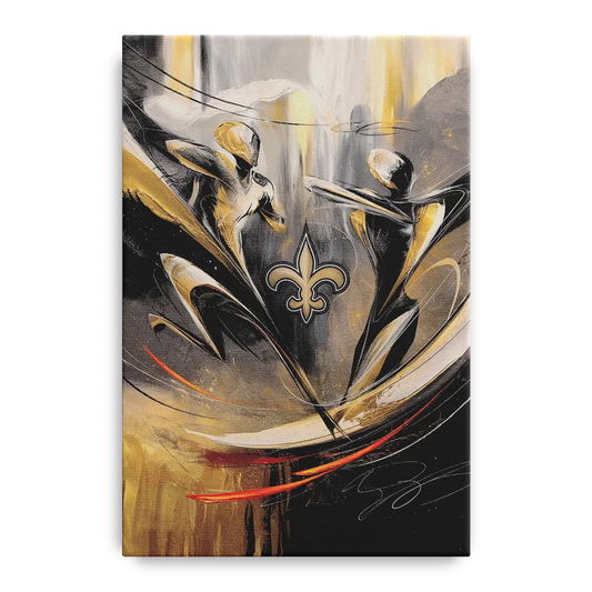 New Orleans Saints Fans Passion - Canvas Wall Art