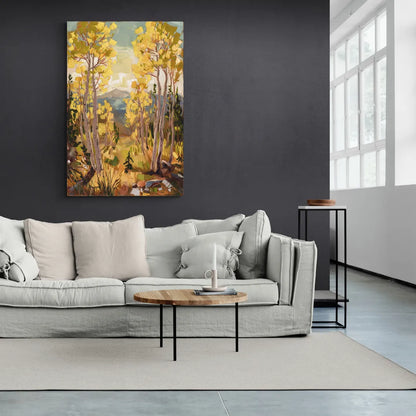 Breckenridge Aspen Forest - Canvas Wall Art Living Room
