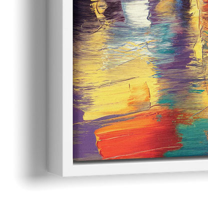 Nashville Scenic Riverfront - Close-Up White Frame Canvas
